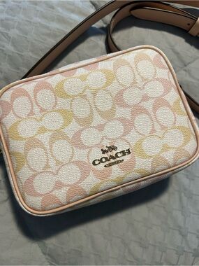 Coach Outlet Mini Carey Crossbody Bag In Signature Canvas